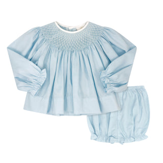Betsy Bishop Bloomer Set (Pique) - Birmingham Blue