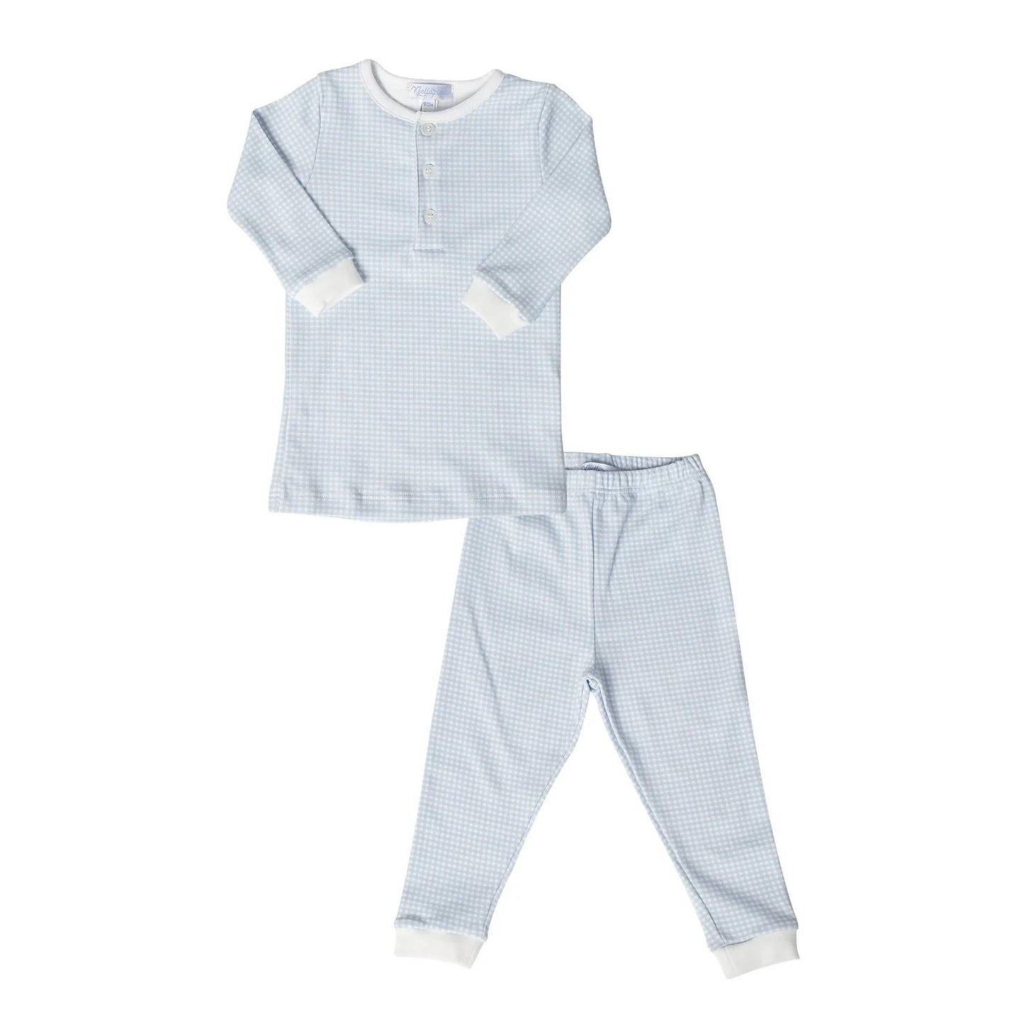 Boys Gingham Pajama Set