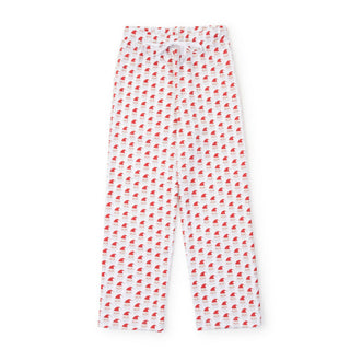 Boys Beckett Pima Knit Lounge Pants - Whimsical Santas