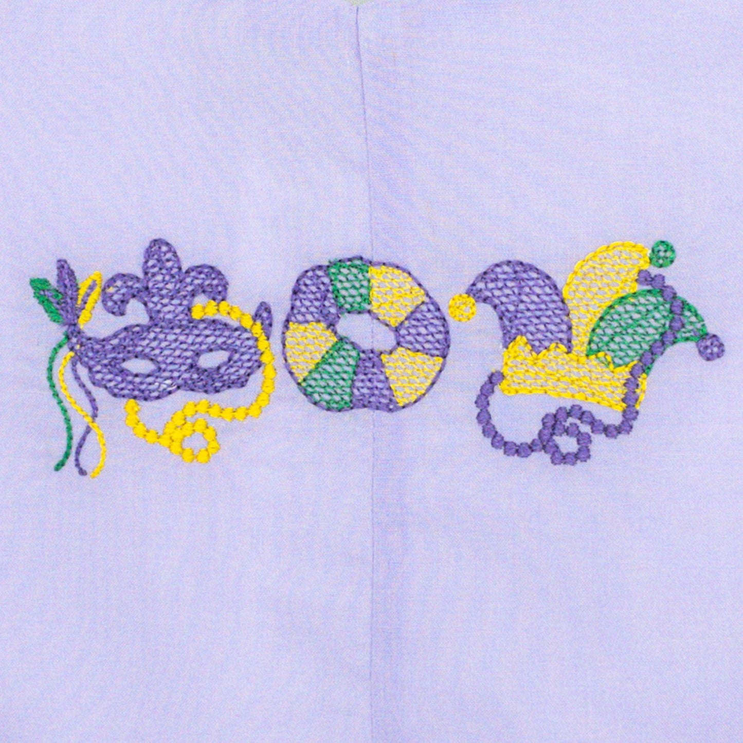 Mardi Gras Embroidered Shortall - FINAL SALE