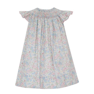 Geometric Smocked Bishop Dress - Caroline