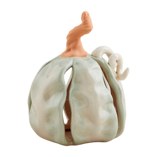 Stoneware Ceramic Pumpkin Sitter