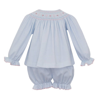 Cindy Knit Bloomer Set with Smocking