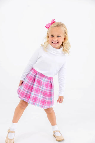 Parson Pleated Skirt - Brenton Point Plaid