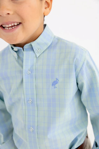 Dean's List Dress Shirt - Audubon Park Plaid