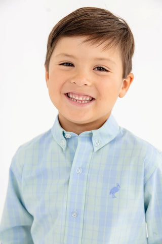 Dean's List Dress Shirt - Audubon Park Plaid