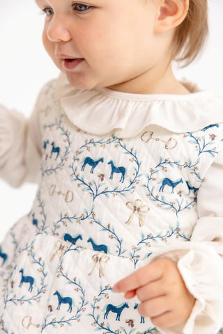 Long-sleeve Ramona Ruffle Shirt - Palmetto Pearl