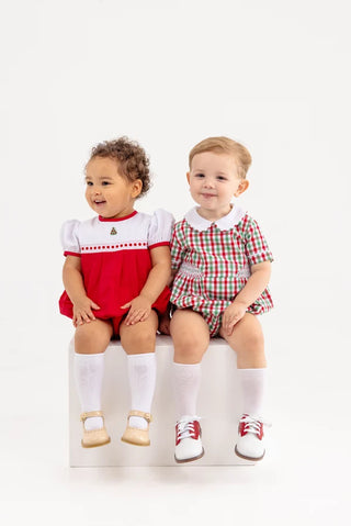 Brentley Bubble - Richmond Red & Kiawah Kelly Green Gingham