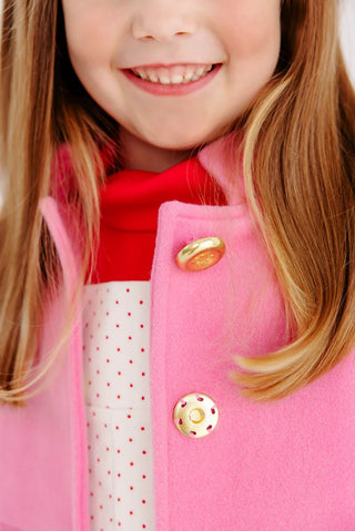 Penelope Peacoat - Hamptons Hot Pink