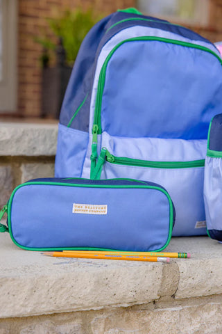 Peyton Pencil Pouch - Barbados Blue