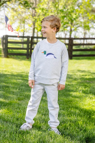 Gates Sweeney Sweatpants - Grantley Gray Heathered