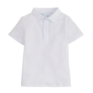 Boys Short-sleeve Polo - White