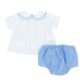 Peter Diaper Set with Embroidery - Teddy