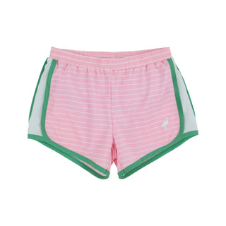 Prepletic™ Shimmy Shake Shorts - Pier Party Pink Stripe