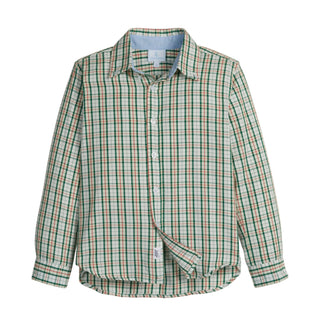 Button Down Shirt - Mistletoe Tartan