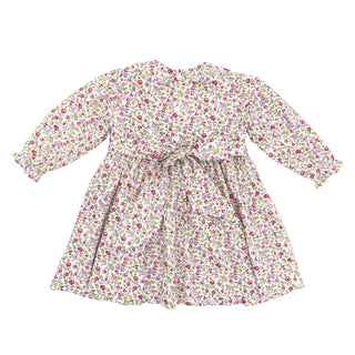 Cate Smocked Dress - Fuschia Floral