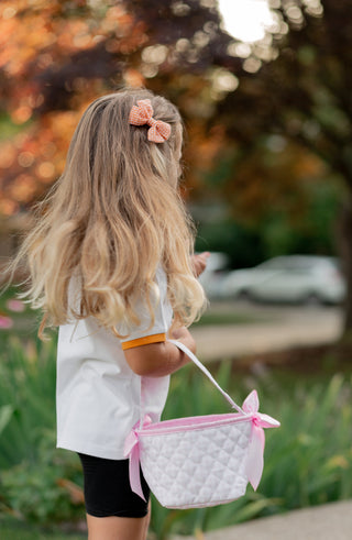 Mini Tote - Pink Jack O'lantern