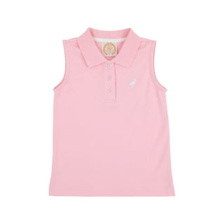 Sleeveless Anna Price Polo - Pier Party Pink
