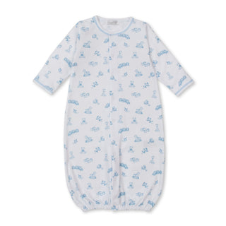 Printed Converter Gown - Vintage Toy Treasures - Light Blue