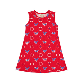Sleeveless Polly Play Dress - Star Spangled Swag