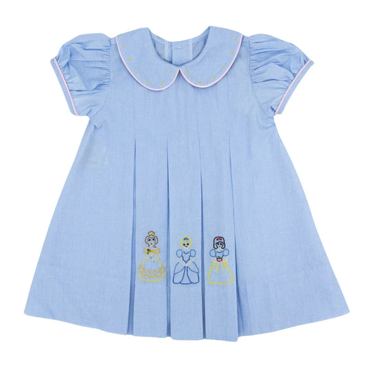 Charlotte Dress with Princess Embroidery