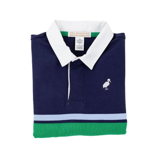 Rollins Rugby Shirt - Nantucket Navy
