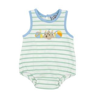 Boys Knit Bubble with Applique - Beach Fun