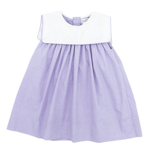 collared purple dress Sideline Style Collared Dress Large (10/12) / Purple/ Light Purple