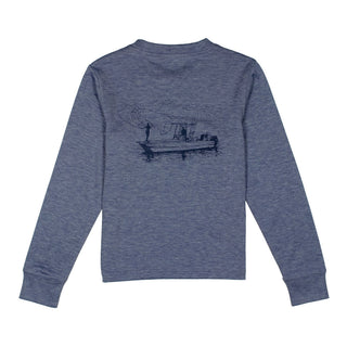 Long-sleeve Portland Pocket Tee - Guide Boat