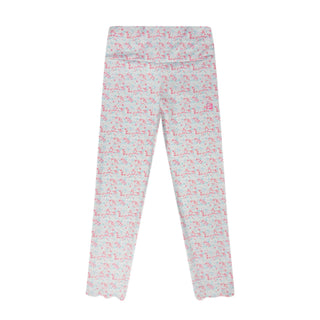 Sadie Scallop Legging - Petal Play