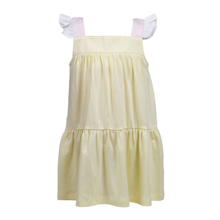 *PRE-ORDER* Pima Knit Sundress - Yellow Stripe