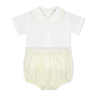 Brody Button-on - Yellow Batiste