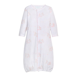 Printed Converter Gown - Pink Cow Jumping Over the Moon