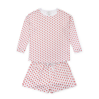Anna Women's Short Set - Whimsical Santas