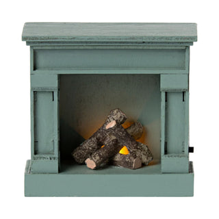 Fireplace, Mouse - Blue
