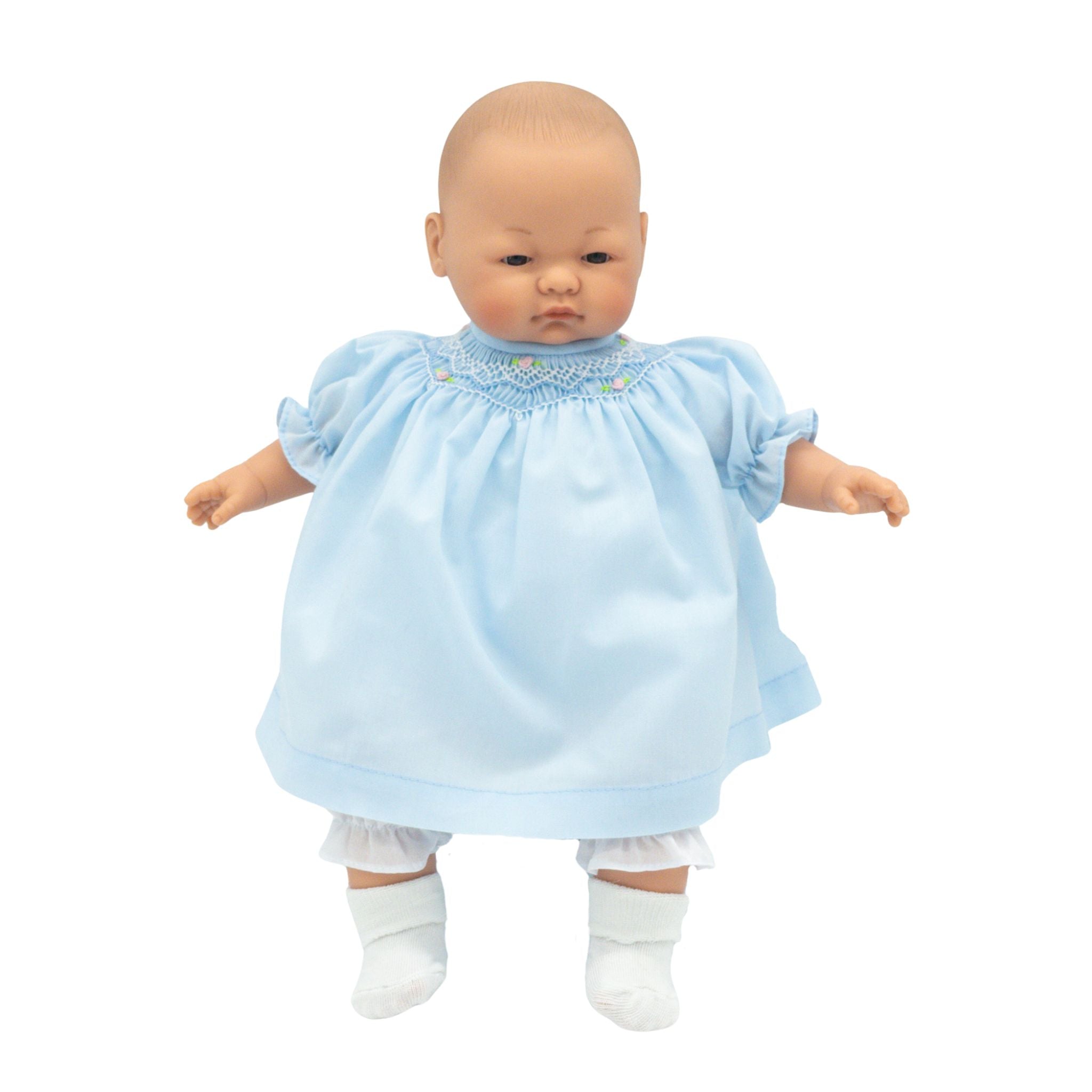 rosalina blue dress Emma Doll with Bishop Dress and Bonnet