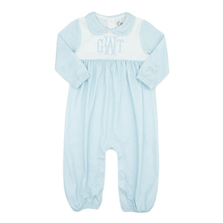 Boys Pima Collared Romper