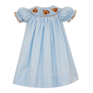 Smocked Turkey Bishop Dress