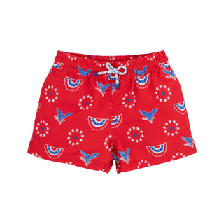 Tortola Swim Trunks - Star Spangled Swag