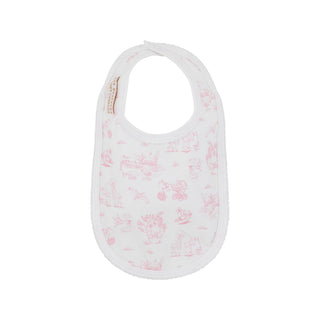 Burp Me Bib - Sir Proper's Sweet Arrival (Hamptons Hot Pink)