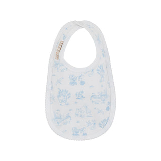 Burp Me Bib - Sir Proper's Sweet Arrival (Beale Street Blue)