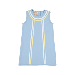 Annie Apron Dress - Beale Street Blue