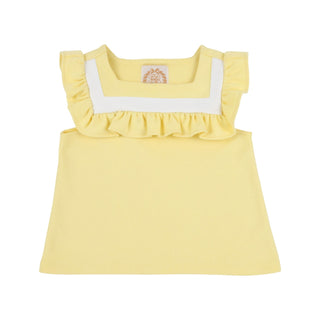 Darla Top - Lake Worth Yellow