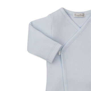 Jacquard Footed Pant Set - Sweet Homecoming in Light Blue
