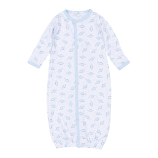 Printed Convertible Gown - Baby Dino