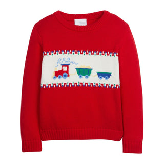 Intarsia Sweater - Train