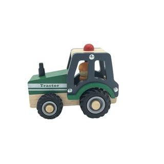 Wooden Green Tractor