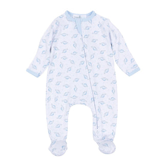Printed Zip Footie - Baby Dino