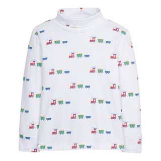 Printed Turtleneck - Trains