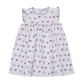 Printed Dress - Star-Spangled Freedom